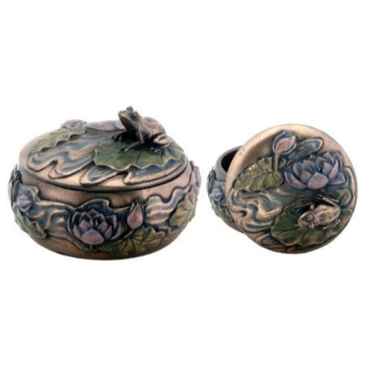 Art Nouveau Frog Box