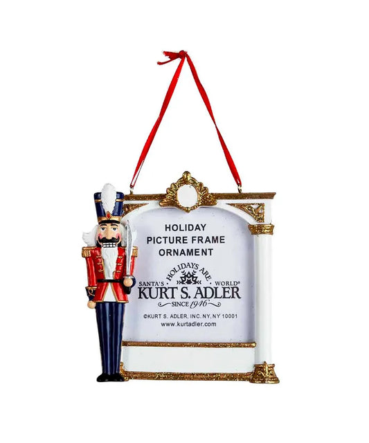 Nutcracker Soldier Picture Frame Ornament