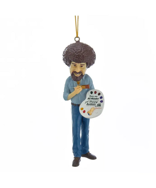 Bob Ross Figural Christmas Tree Hanging Ornament