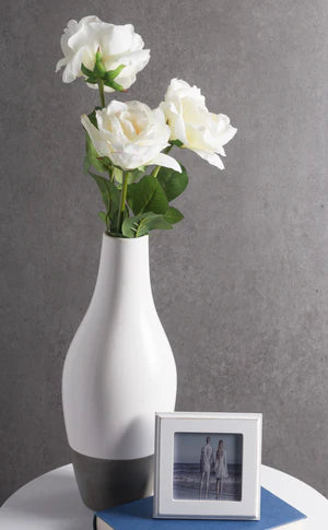 Flower Open Rose Cream S/6