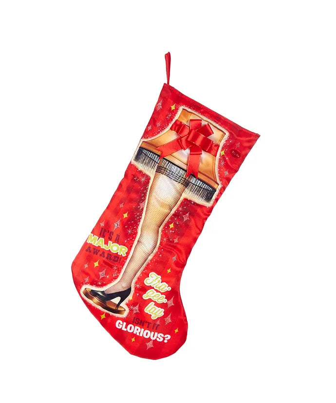 Leg Lamp Lighted Stocking