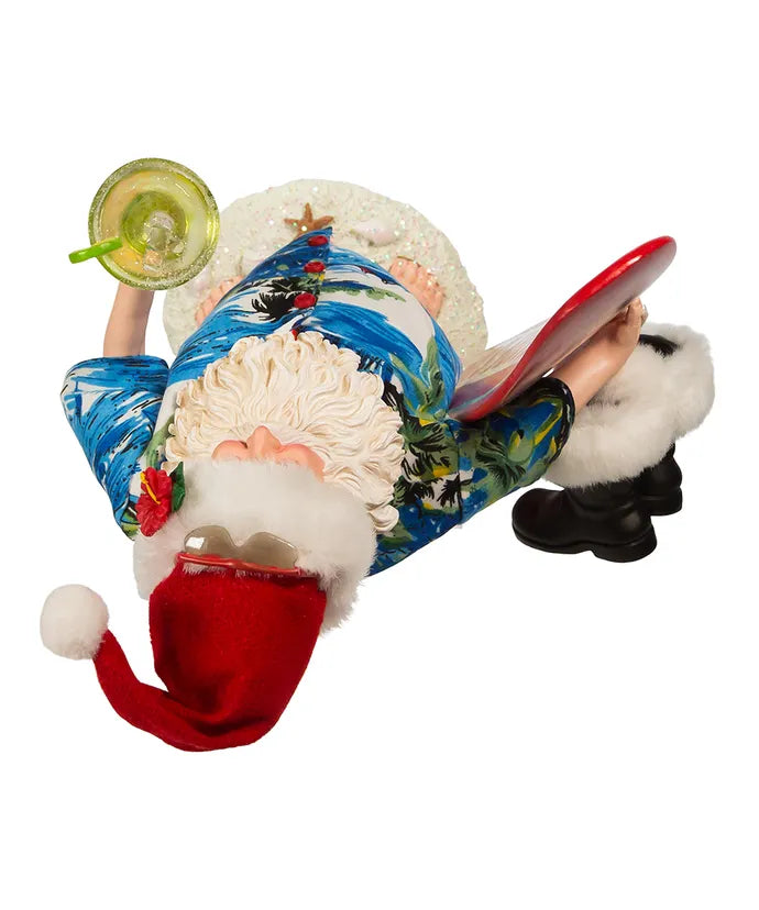 11" Fabriché Beach Santa With Surfboard