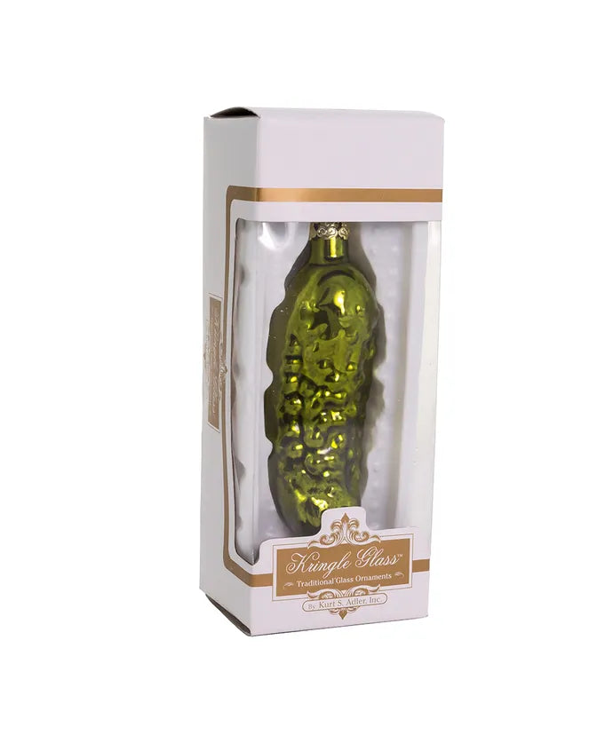 4 Inch Glass Pickle Ornament