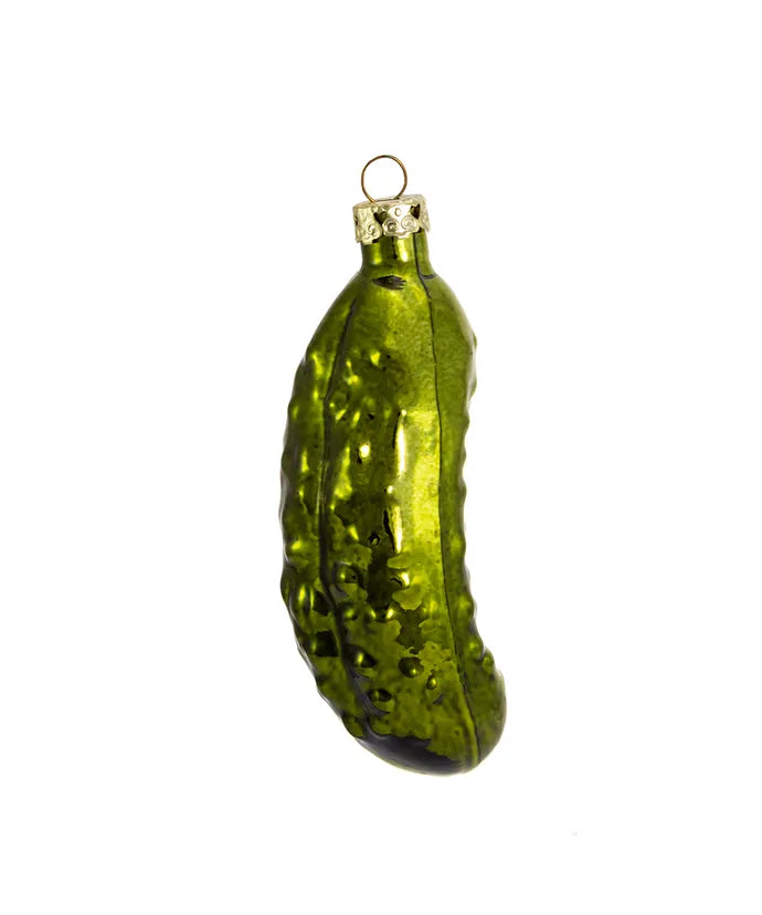 4 Inch Glass Pickle Ornament