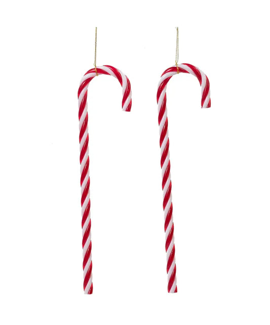 7-Inch Candy Cane Christmas Ornament Set Of 12