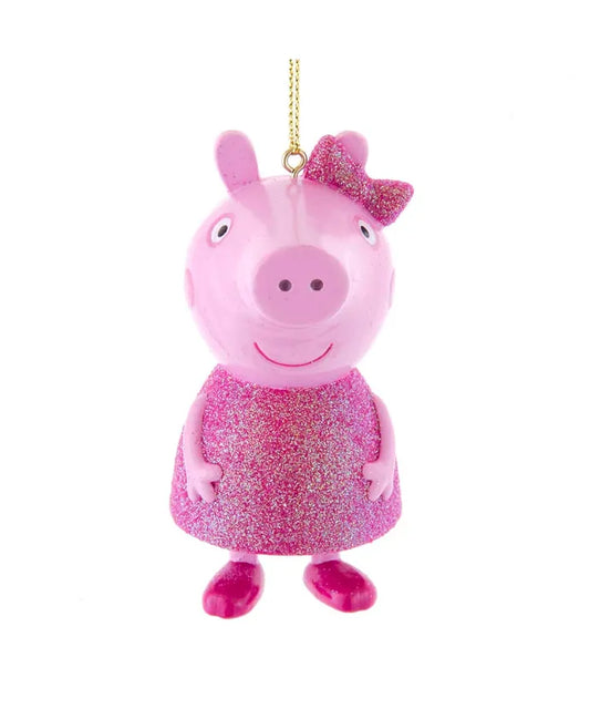 Peppa Peg Pink In Glitter Dress Ornament
