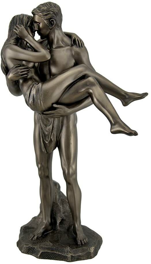 The Lovers Man Carrying Woman Nude Statue