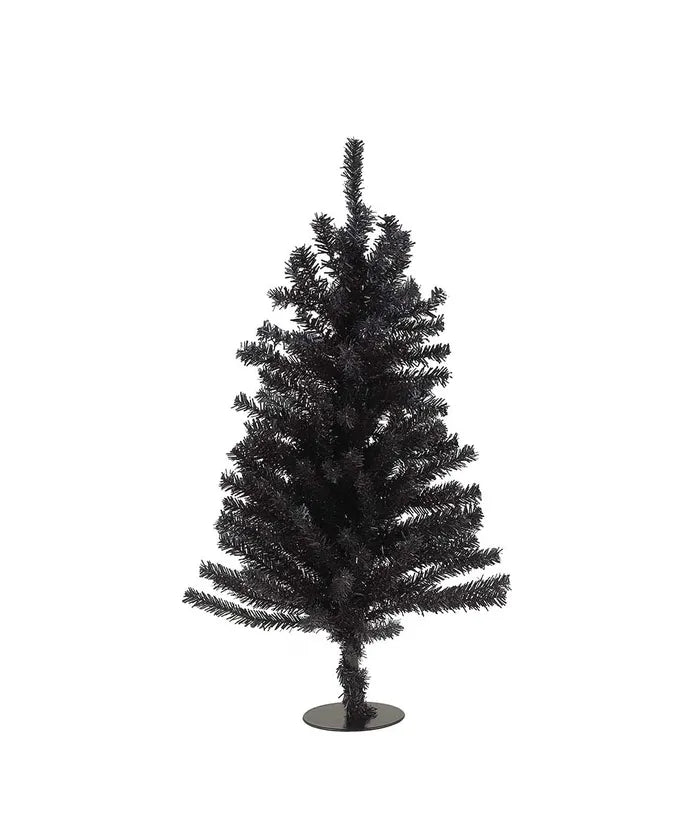 18" Un-Lit Black Tree