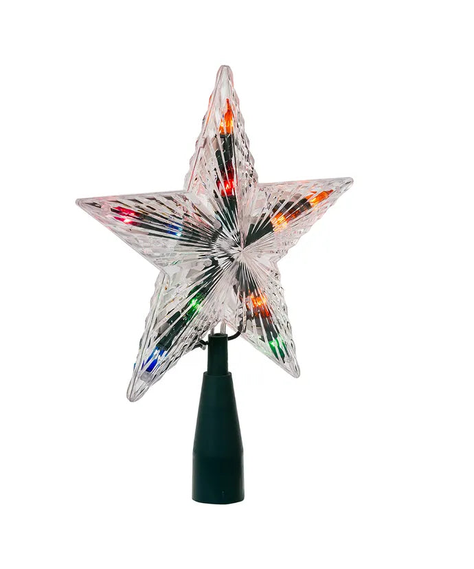 Multi-Colored Crystal Star Treetop