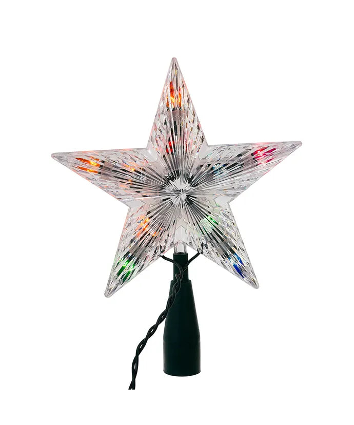 Multi-Colored Crystal Star Treetop