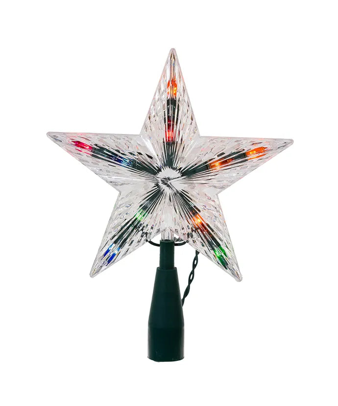 Multi-Colored Crystal Star Treetop