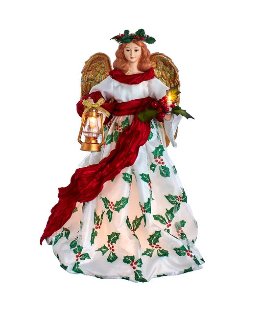 16Inch UL 10-Light Holiday Formal Angel Treetop