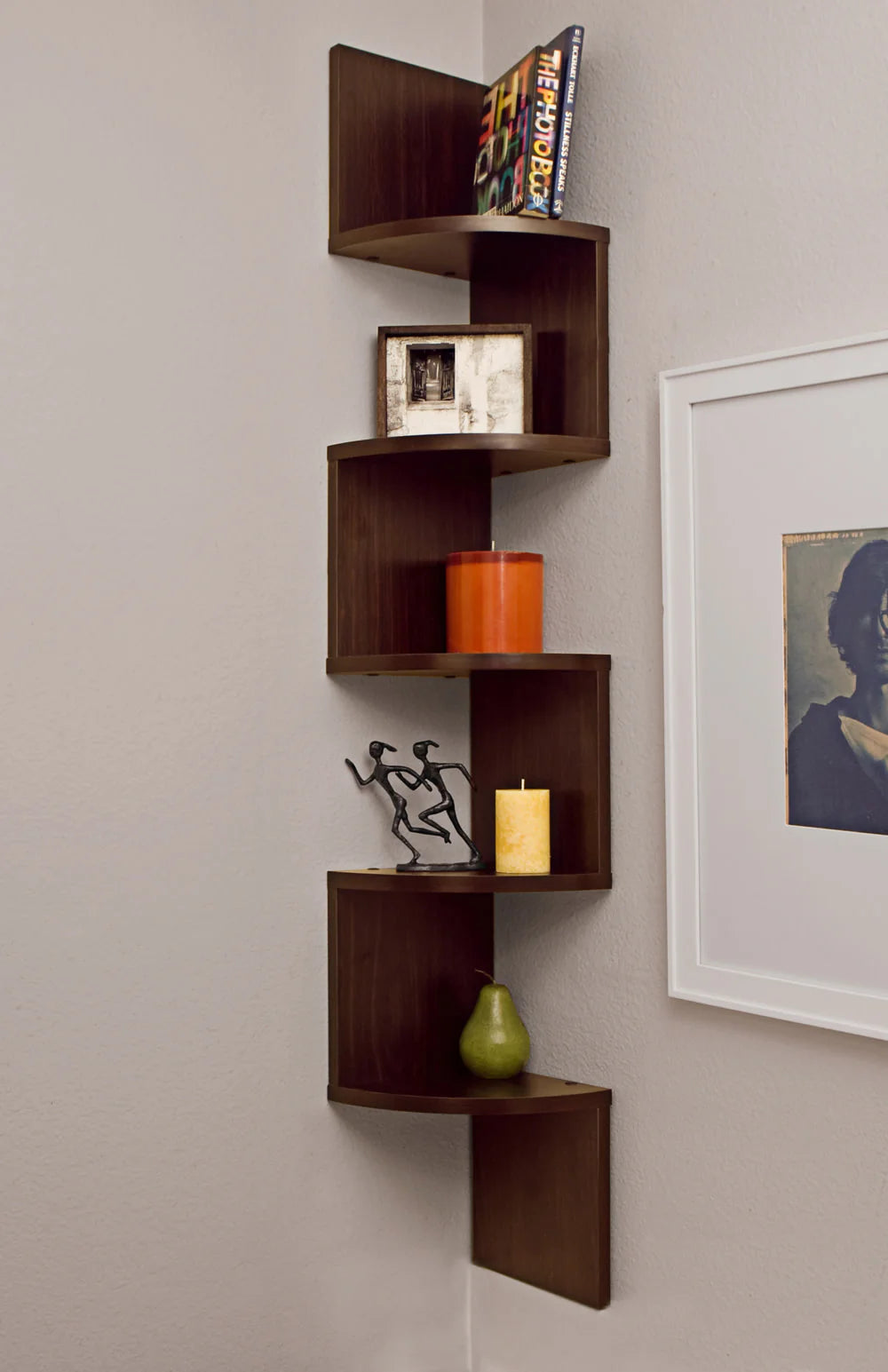 Decorative Floating Shelf Units, Rustic Shelf Organizer for Home Furnishings