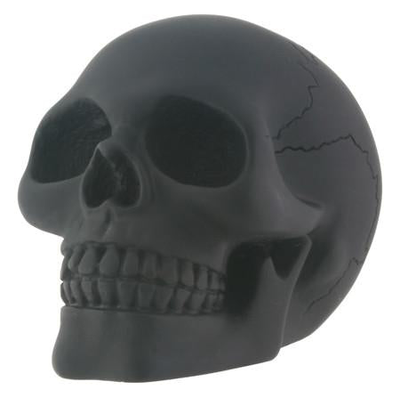 Black Skull Head Collectible Skeleton Figurine