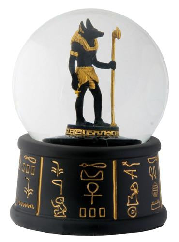 Anubis Water Globe Figurine