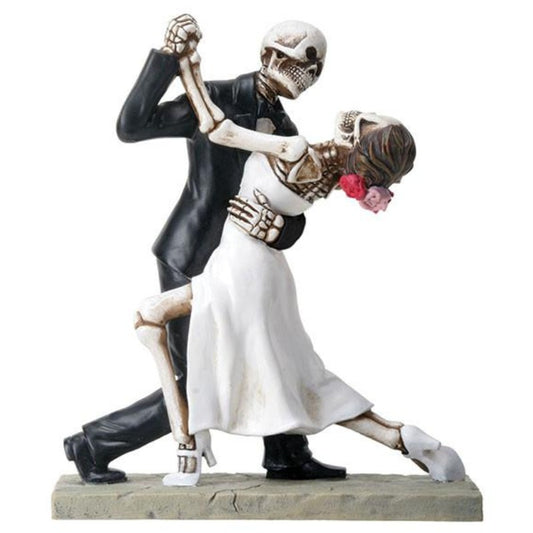 Wedding Couple in Dancing Position Statue Figurine