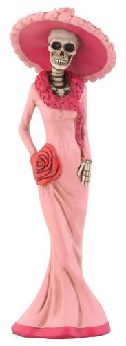 Day of The Dead Pink Lady Figurine