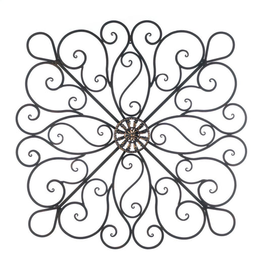 Iron Scrollwork Wall Decor