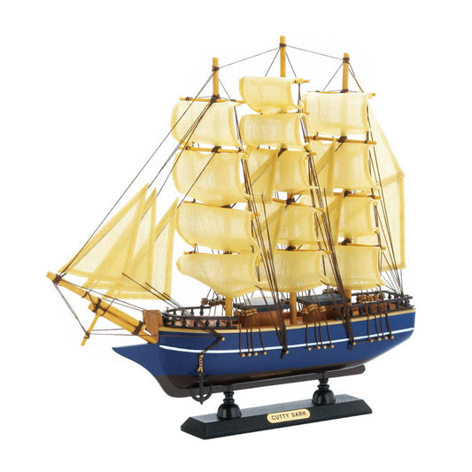 Cream Cutty Sark Ship Model