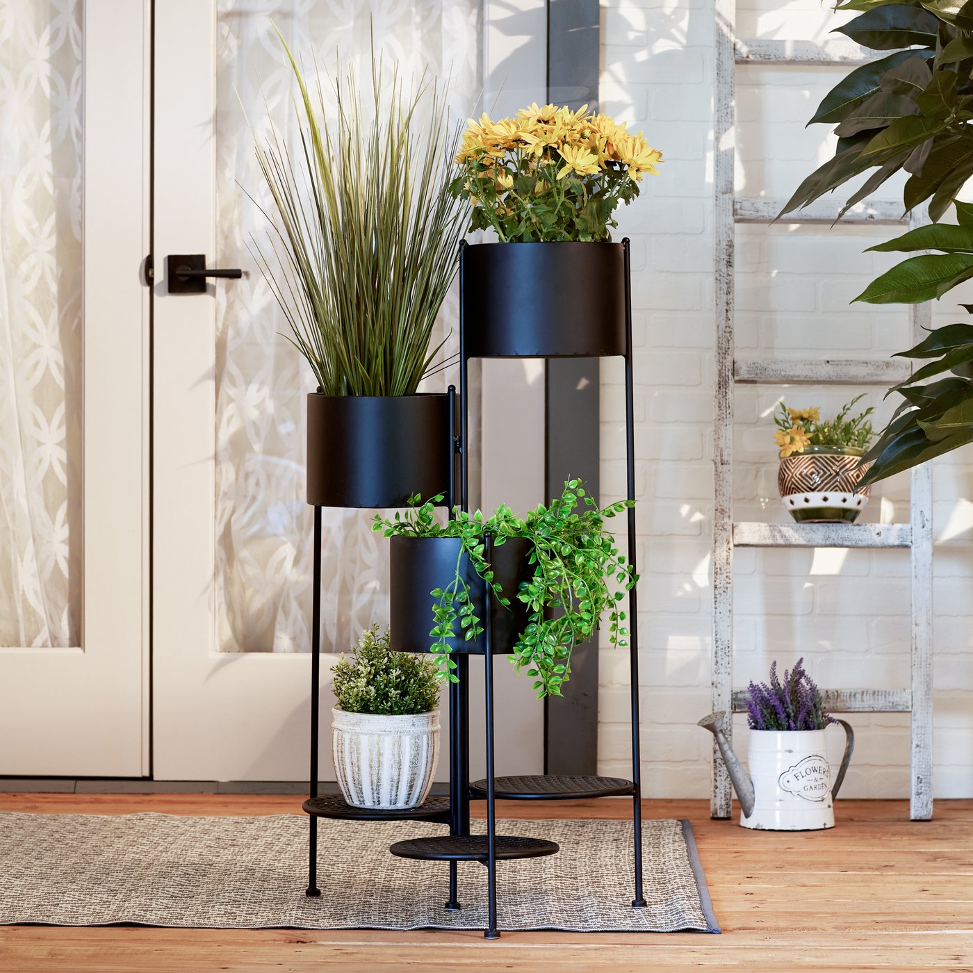 3 Tier Barrel Bucket Plant Stand
