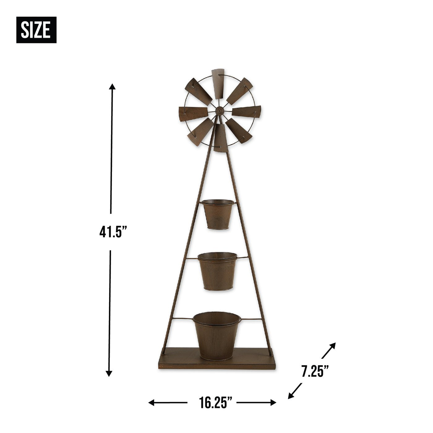 Stunning Windmill Plant Stand