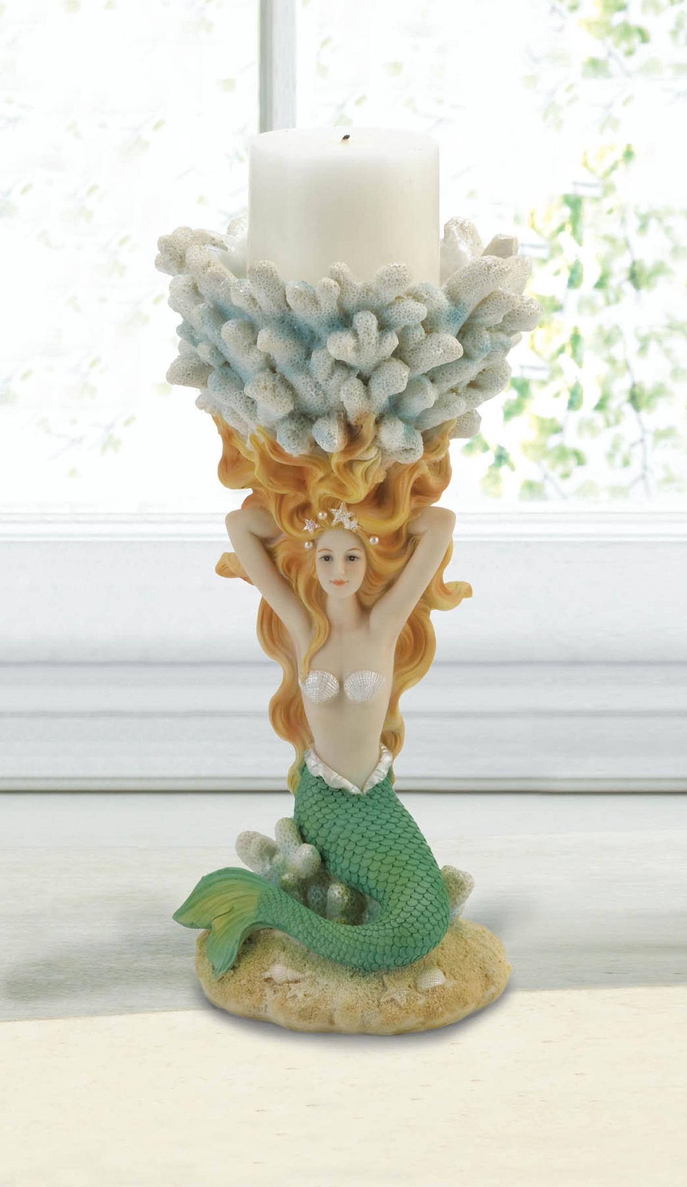 Grand Mermaid Candleholder