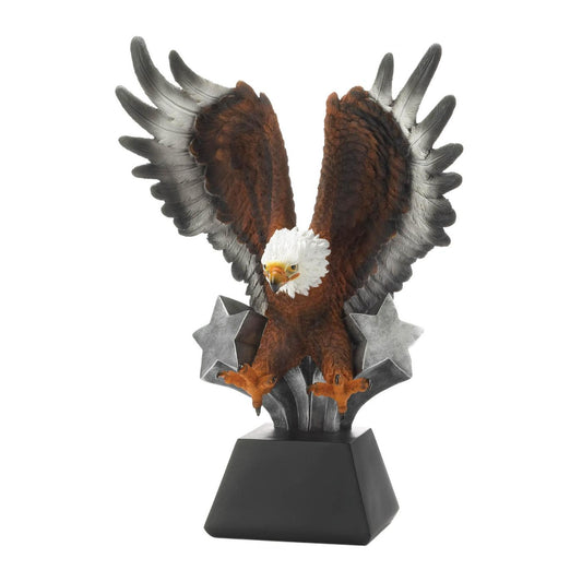 Beautiful Patriotic Bald Eagle Statue