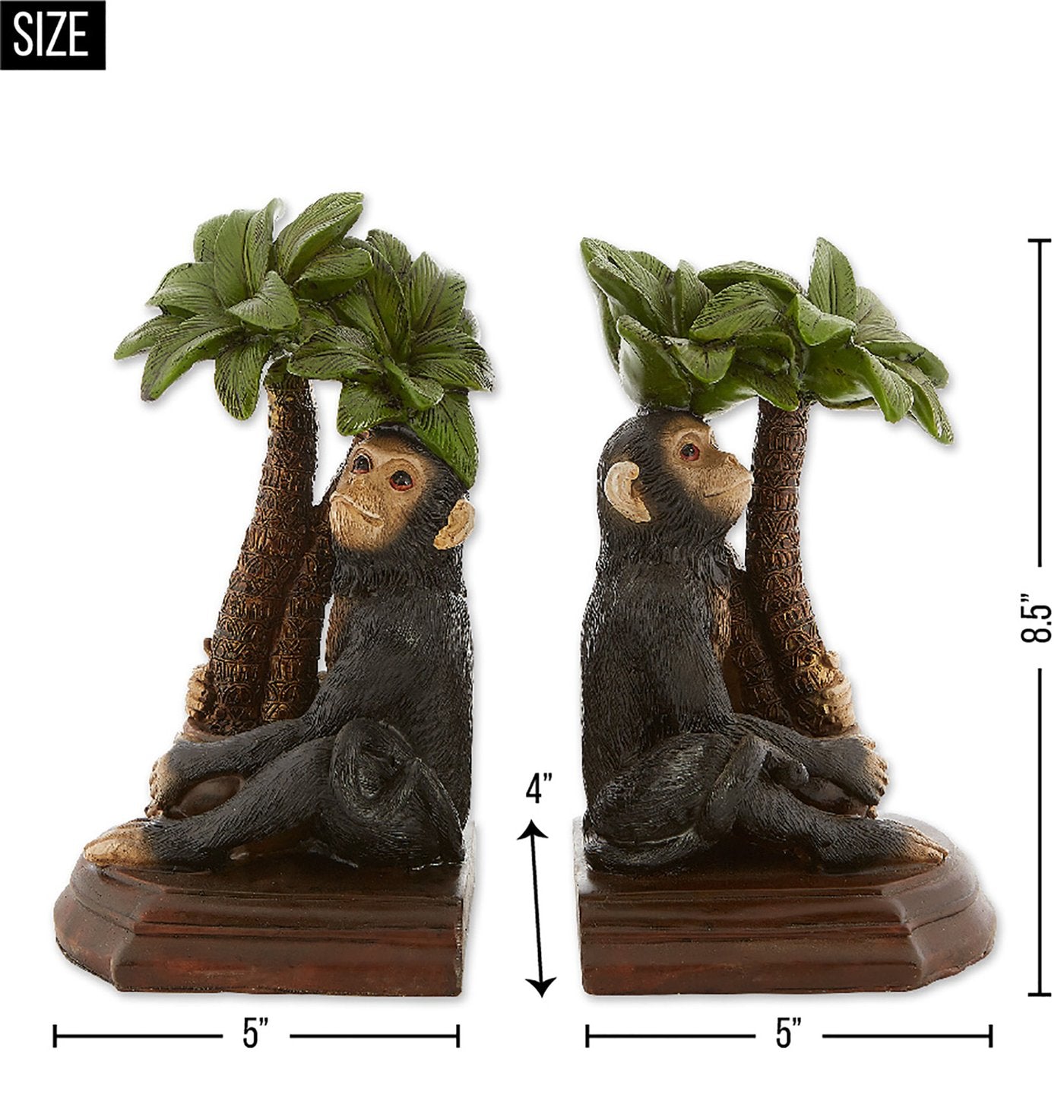 Monkey Decorative Bookends