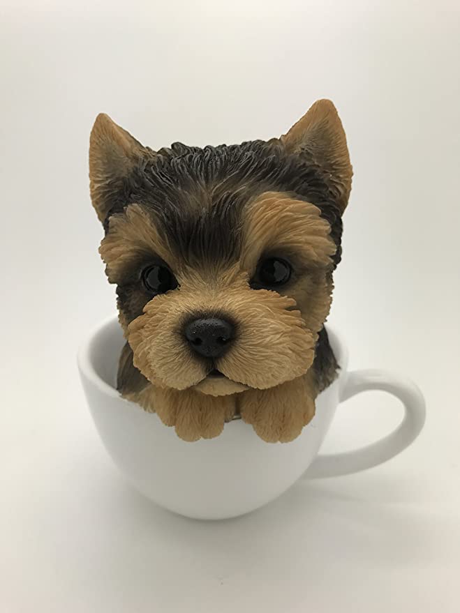 Adorable Teacup Pet Pals Puppy Figurine