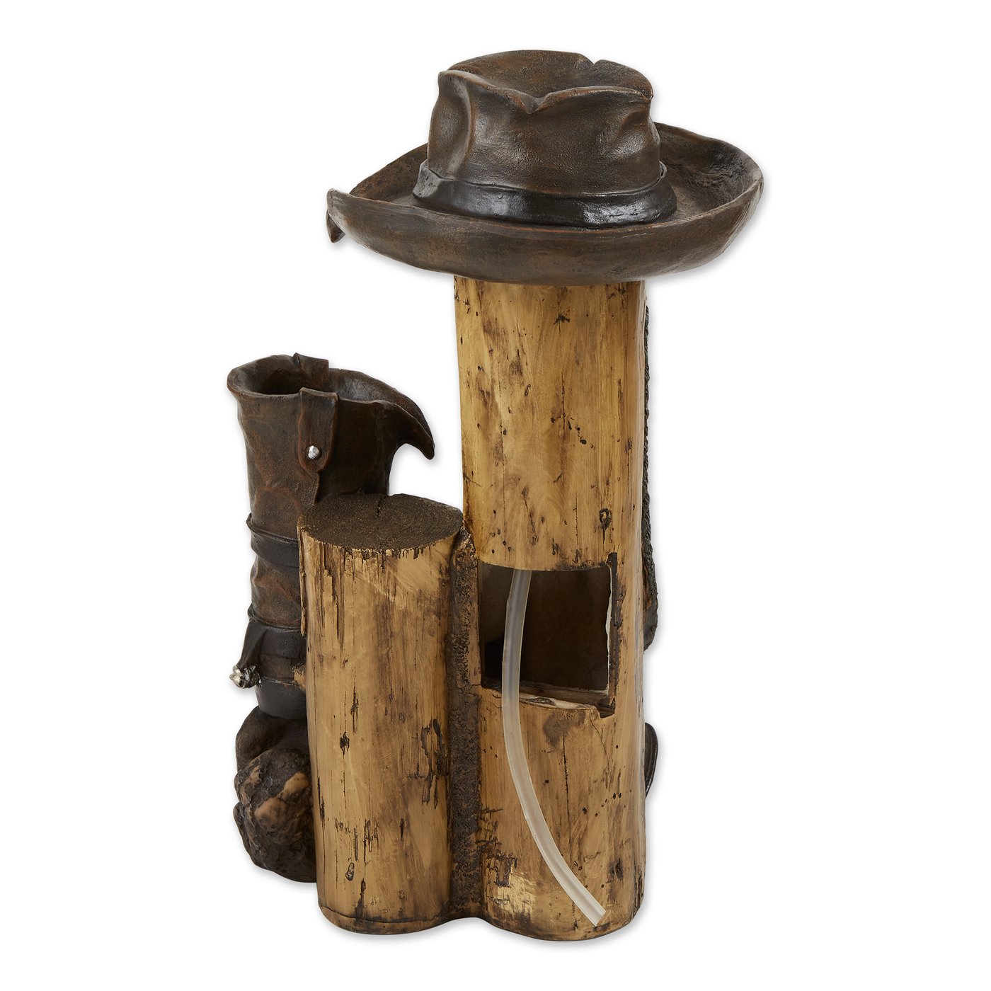 Authentic Cowboy Wild Western Water Fountain (Pump Incl.)