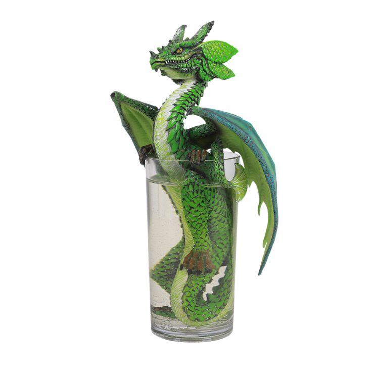 Liquor Mojito Winged Dragon Resin Figurine By Stanley Morrison