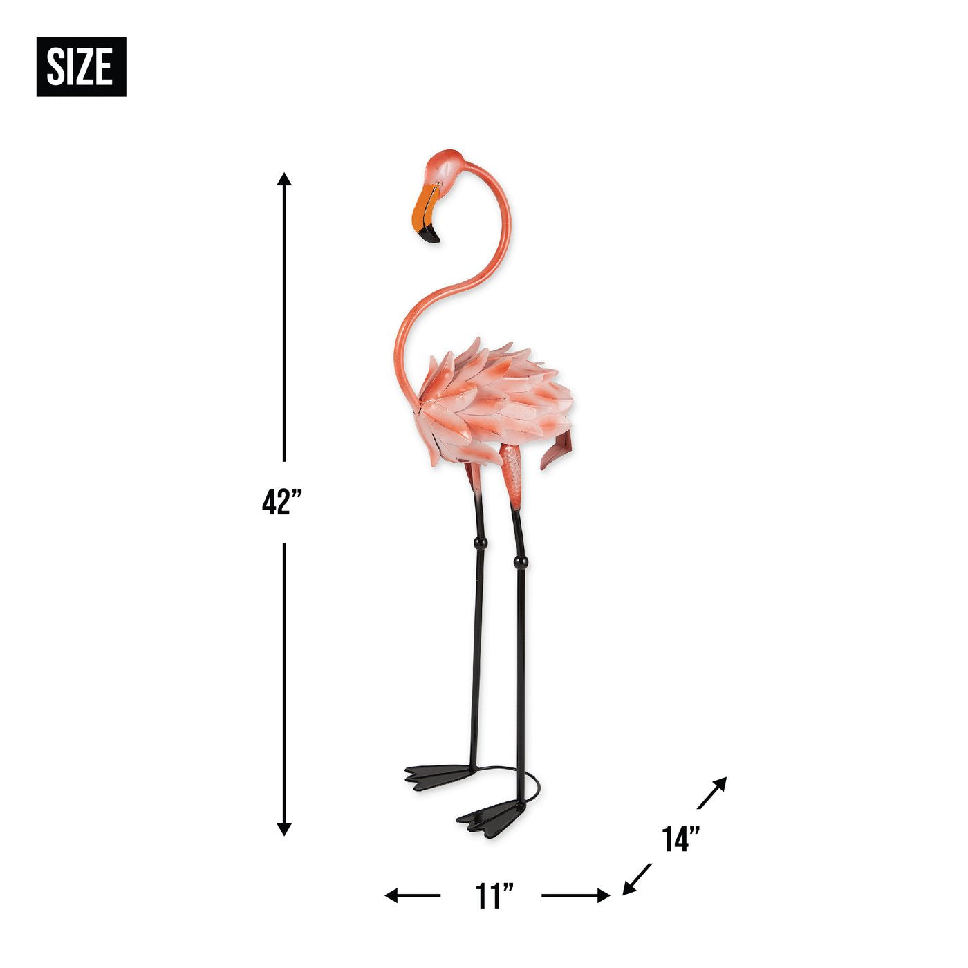 Flamboyant Flamingo Garden Stakes