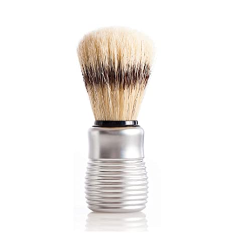Boar Bristle Shave Brush With Aluminum Handle