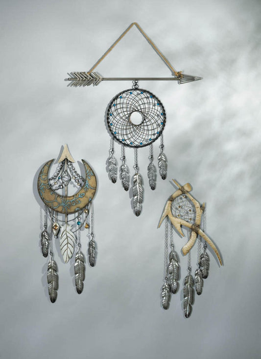 Crescent Moon Dreamcatcher Wall Decor