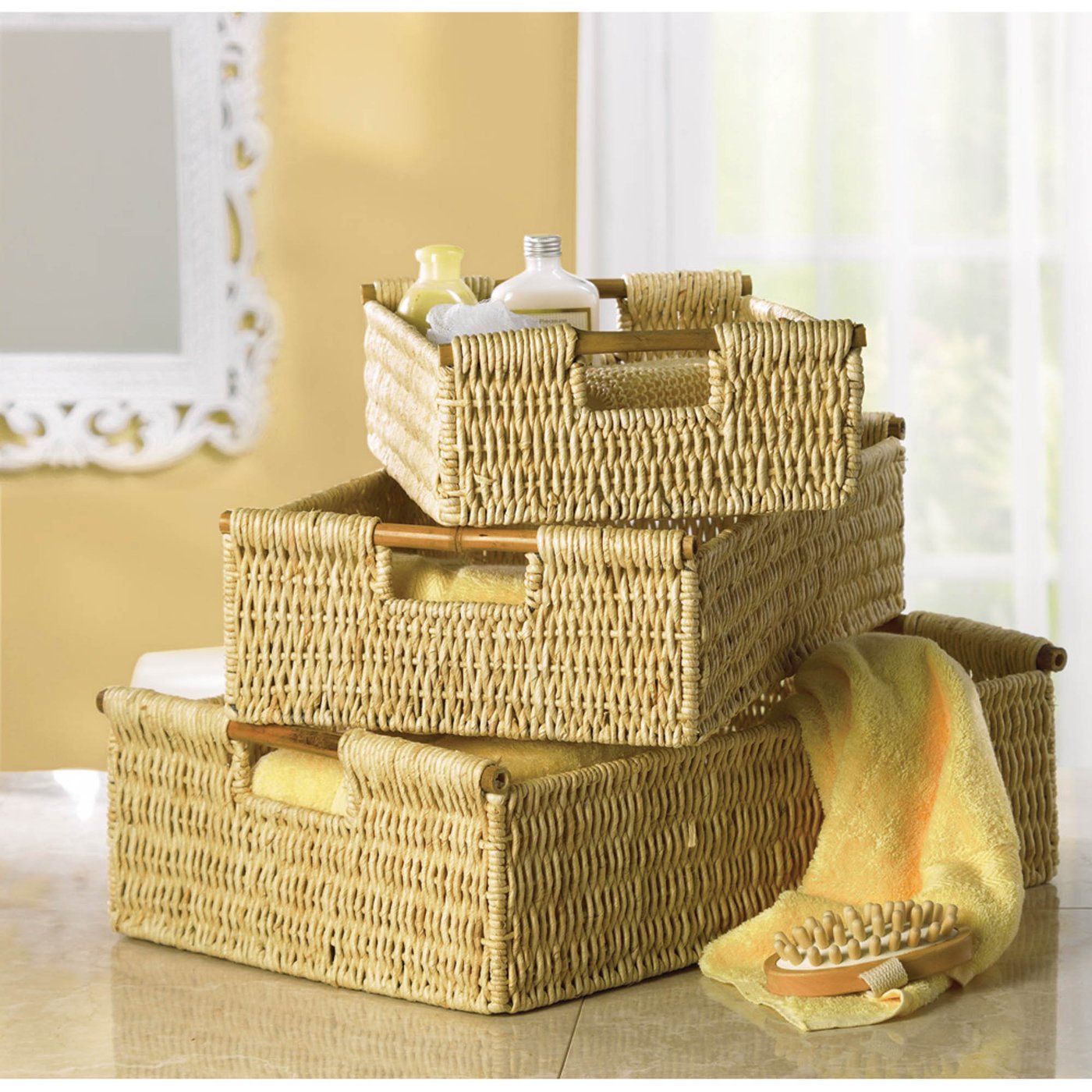 Corn Husk Nesting Baskets