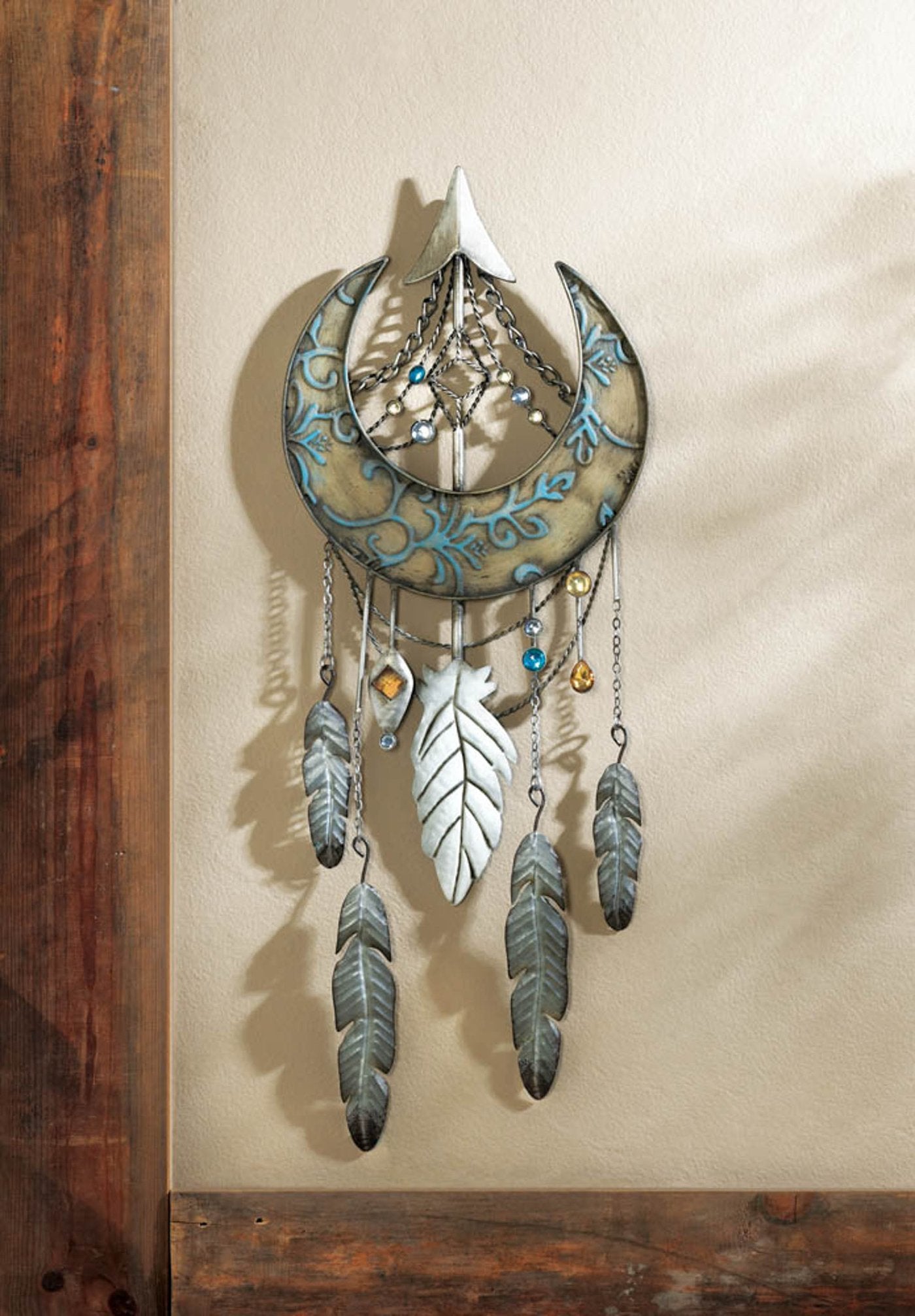 Crescent Moon Dreamcatcher Wall Decor