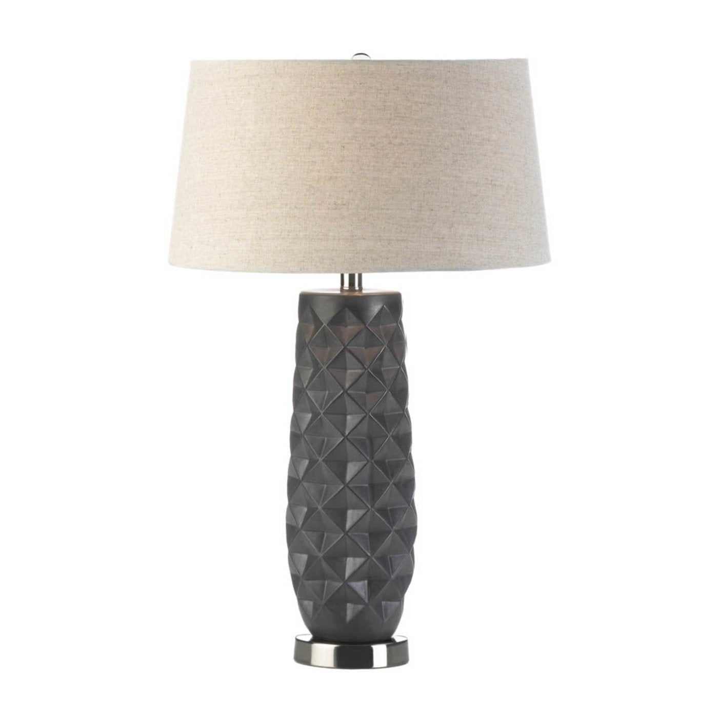 Tao Charcoal Prism Table Lamp