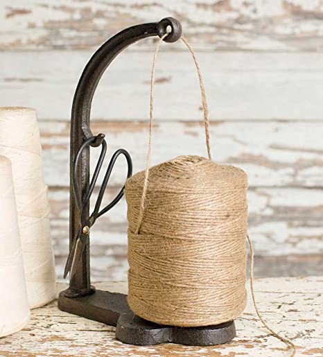 Vintage Cast Iron String And Shears Set