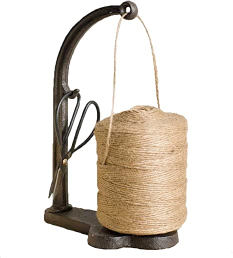 Vintage Cast Iron String And Shears Set