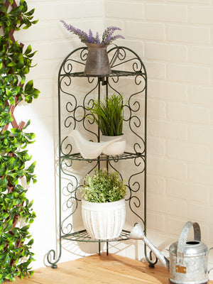 Corner Plant Stand