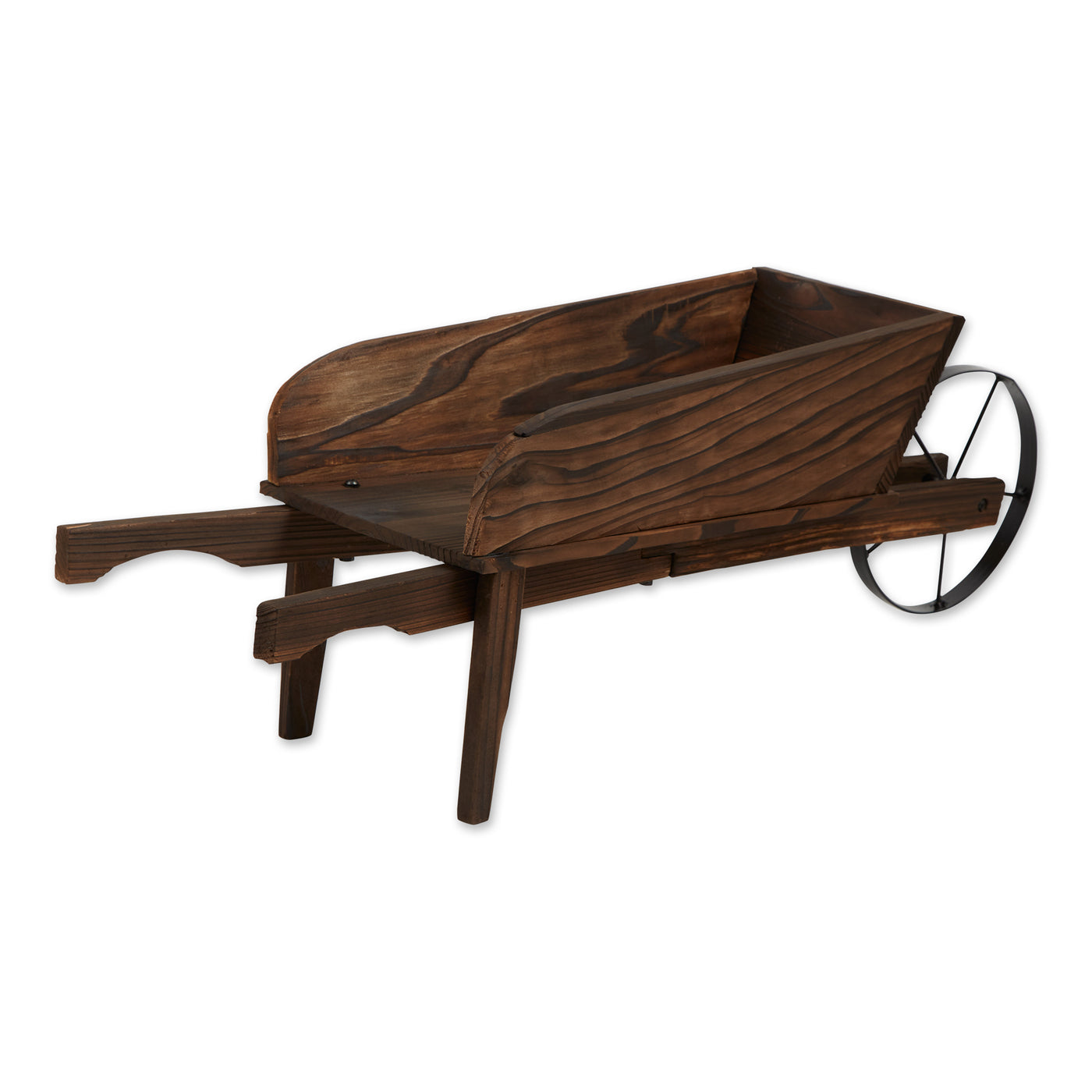 Wood Country Flower Cart Planter