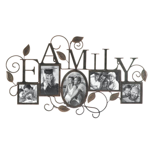 Family 5-Photo Wall Frame