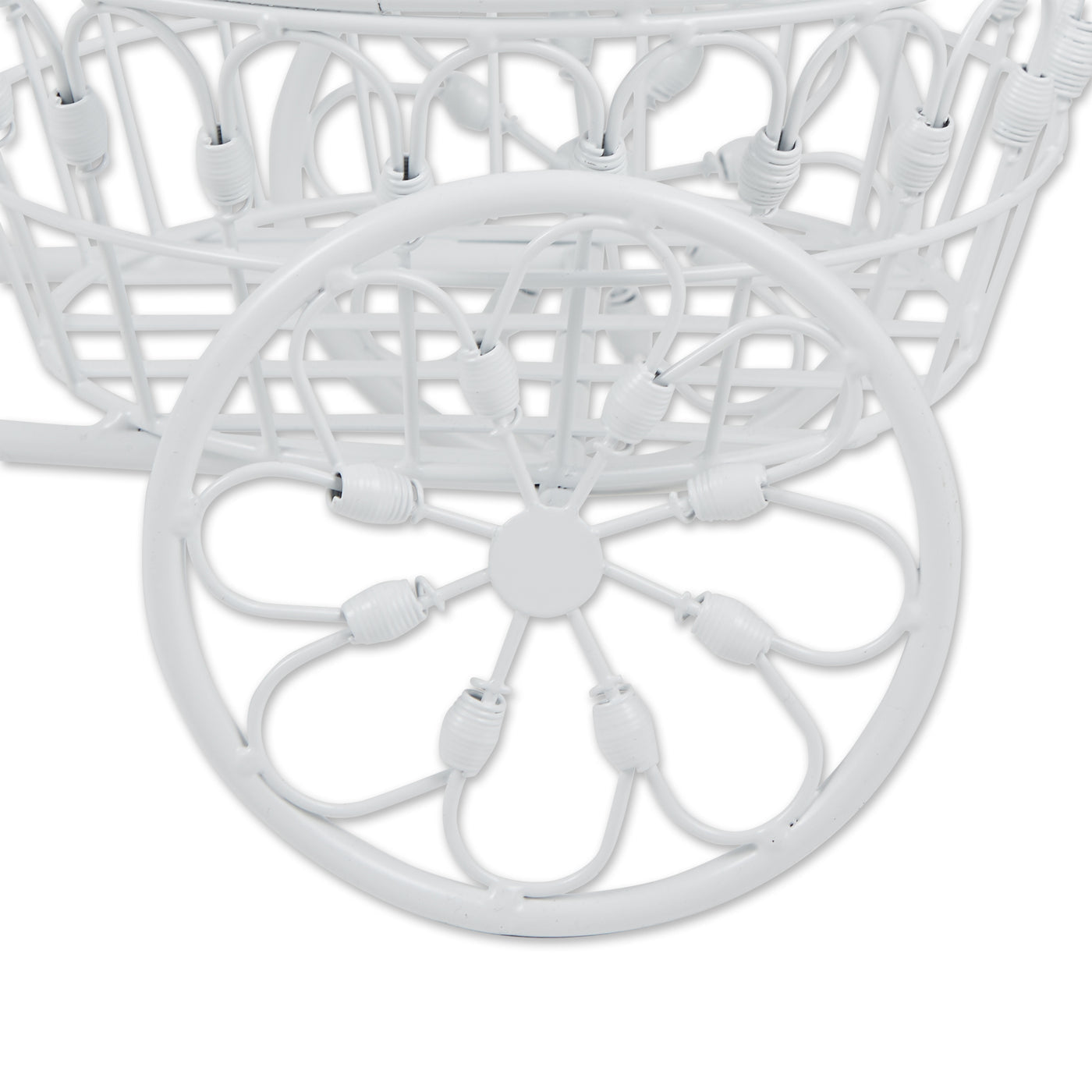 White Bicycle Indoor And Outdoor Planter