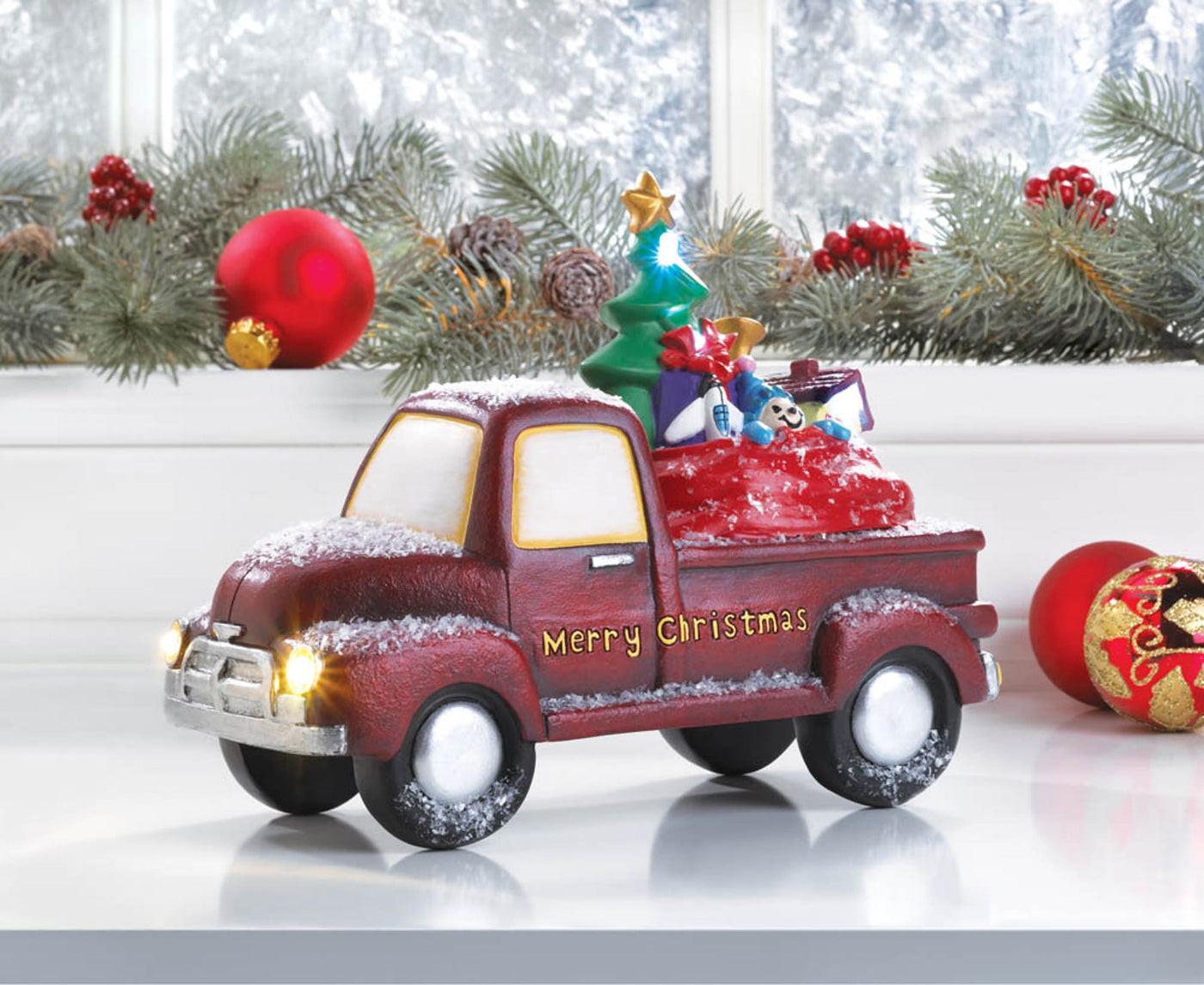 Light-Up Christmas Toy Delivery Truck