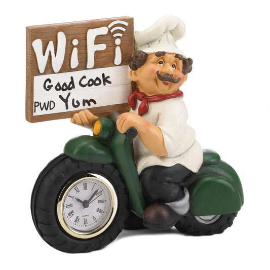 Chef Wifi Sign And Clock