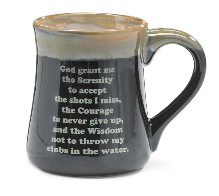 Golfer's Serenity Prayer Mug