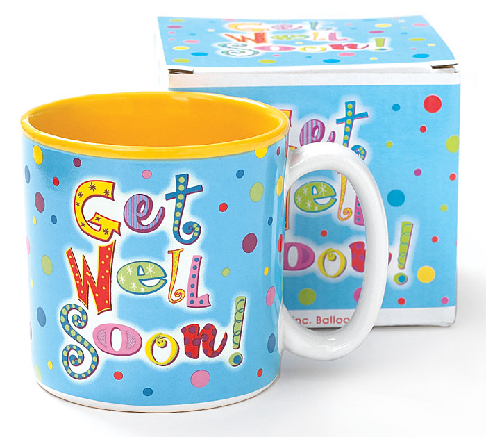 Get Well Soon Porcelain Coffee Mug