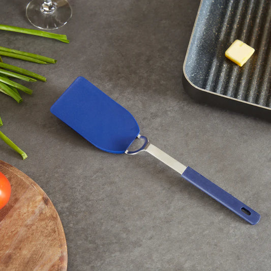 Blue Flexible Nylon Spatula