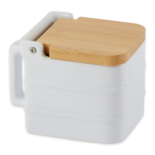 Stoneware Salt Box