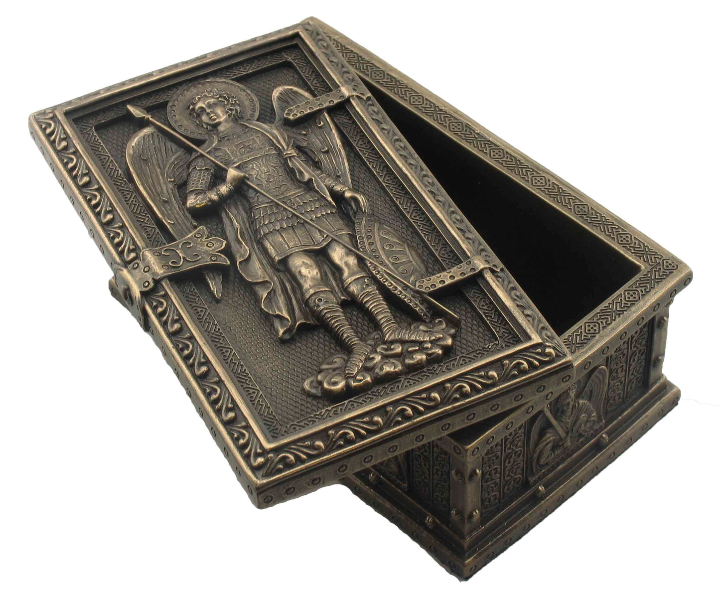 St. Michael Framed Trinket Box